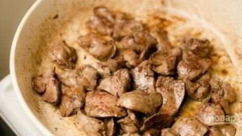 слоеный салат с печенью