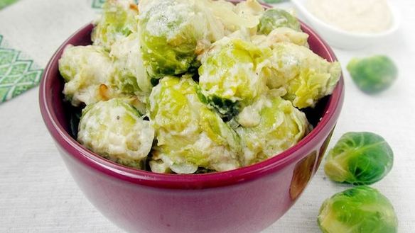Рецепт Теплого салата из брюссельской капусты