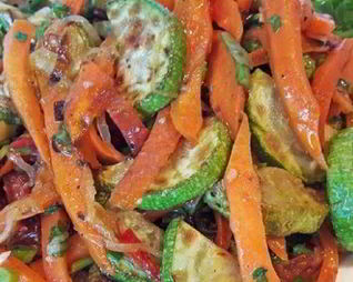 Теплый салат