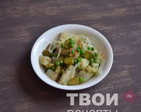 Салаты с горошком