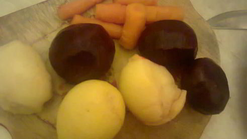 винегрет с фасолью