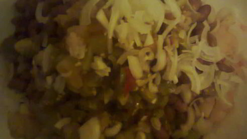 винегрет с фасолью