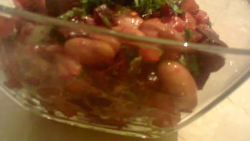 винегрет с фасолью