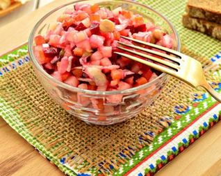 Винегрет с квашеной капустой