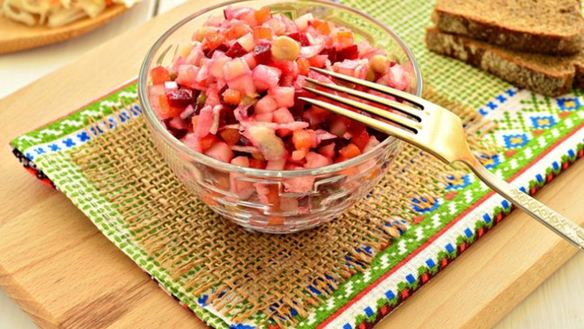 Рецепт Винегрета с квашеной капустой