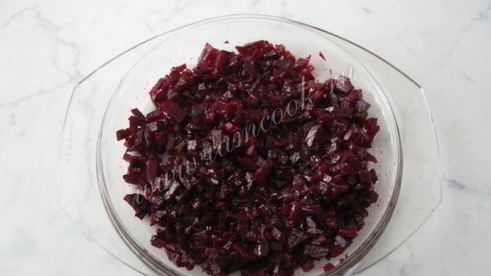 винегрет с маринованными опятами