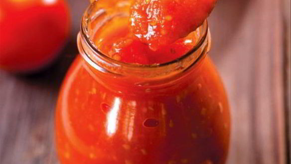 Рецепт Домашней томатной пасты с чесноком