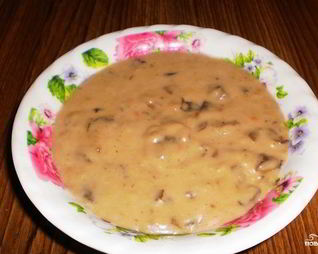 Грибной соус из сушеных грибов