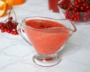 Калиновый соус с апельсином