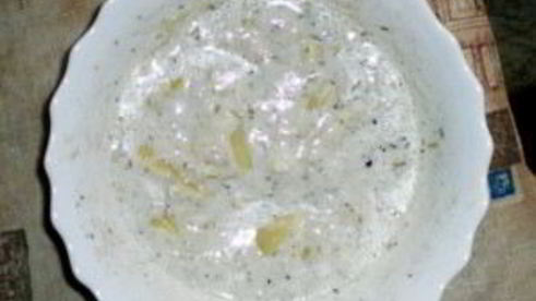 кефирный соус с чесноком