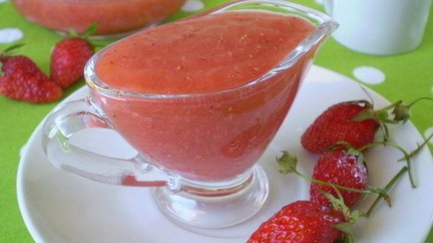 Рецепт клубничного соуса