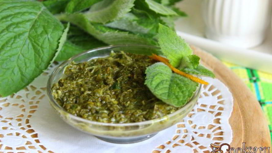Рецепт мятна-апельсинового соус
