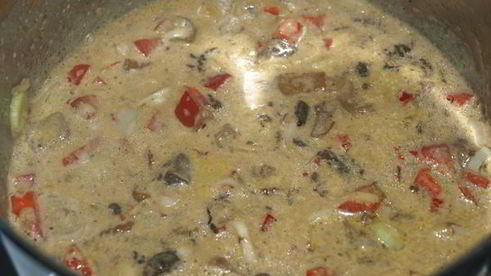 сливочно-грибной соус