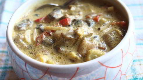 сливочно-грибной соус