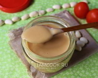 Соус из белой фасоли