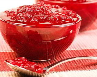 Соус из красных апельсинов и клюквы