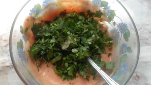 соус кетчунез с петрушкой