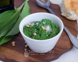Песто из черемши