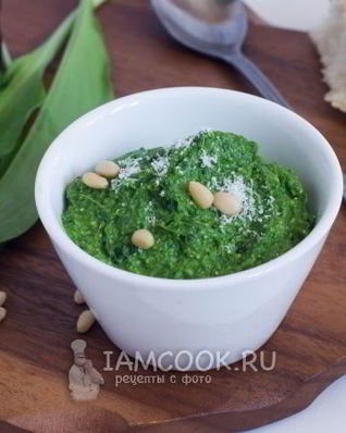 Песто из черемши