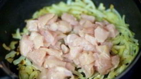 соус с курицей и грибами