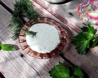 Заправка для салатов Зеленая