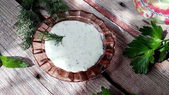 Рецепт Заправки для салатов Зеленая