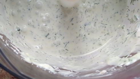 заправка для салатов зеленая