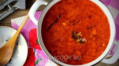 борщ без свеклы