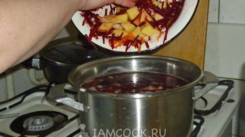 борщ диетический за 20 минут