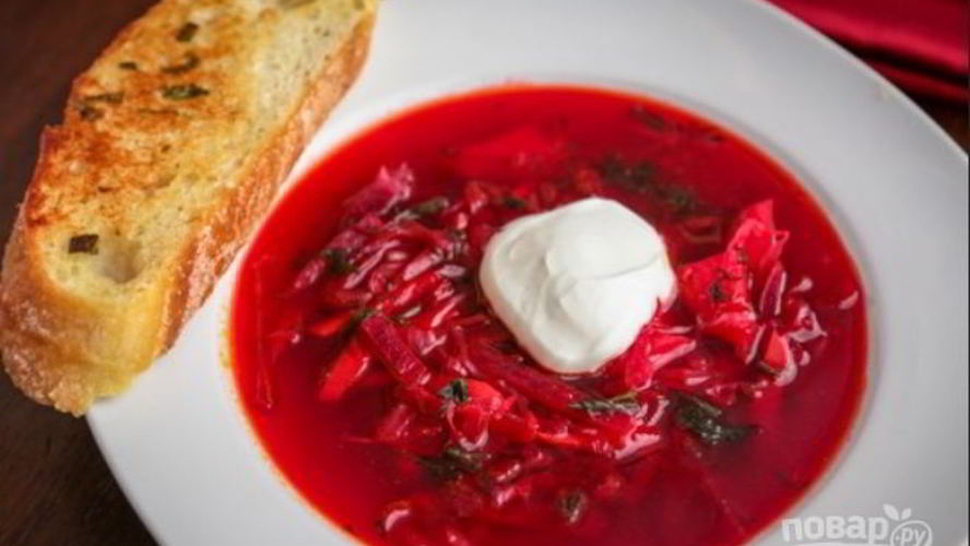 Рецепт борща из курицы