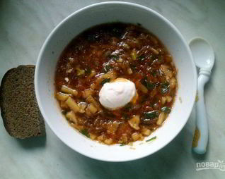 Борщ из цветной капусты