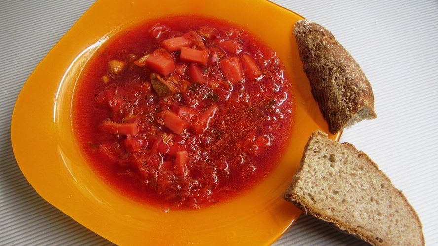 Рецепт борща красного