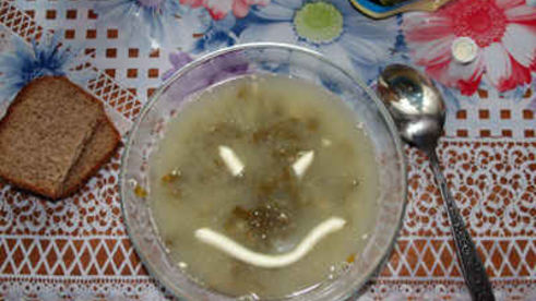 борщ летний щавелевый