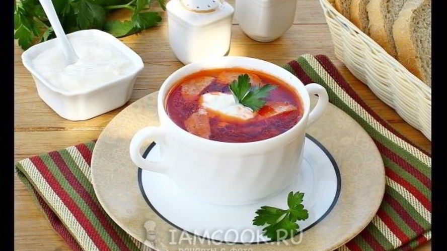 Рецепт борща московского