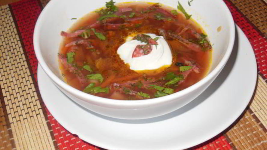 Рецепт борща по-галицки