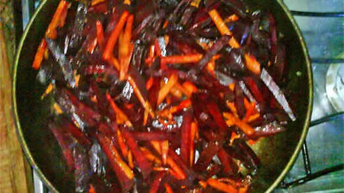 борщ с бычками и фасолью