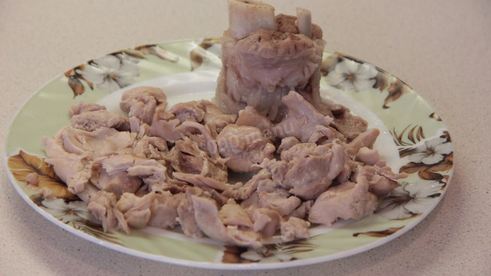 борщ с фасолью и курицей