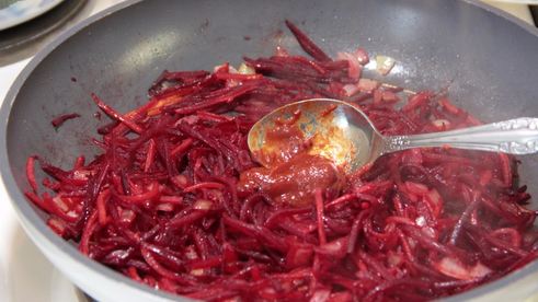 борщ с фасолью и курицей