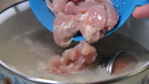 борщ с фасолью и курицей