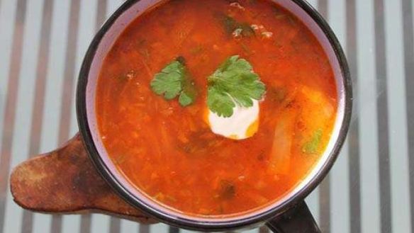 Рецепт Борща с курицей в мультиварке