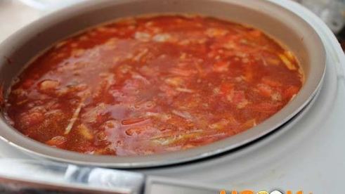 борщ с курицей в мультиварке