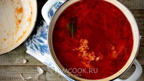 борщ с квашеной капустой