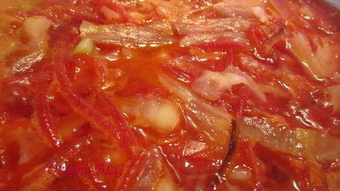 борщ с пампушками