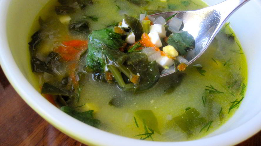 Рецепт борща со щавелем