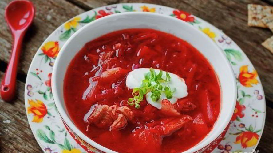 Рецепт борща со свеклой без капусты