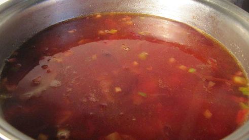 борщ со свининой