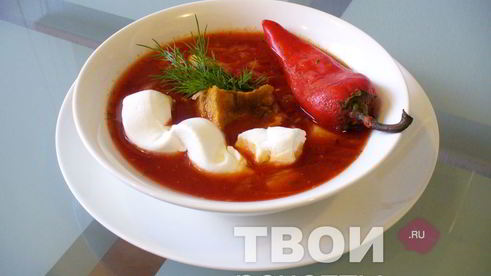 борщ украинский