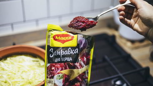 борщ в горшочке