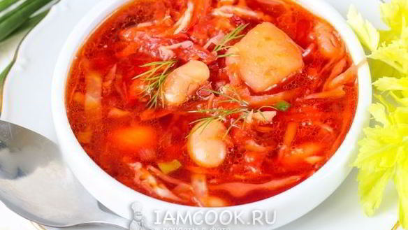 Рецепт Классического постного борща