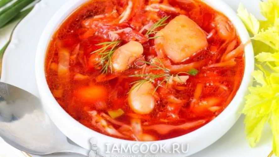 Рецепт классического постного борща